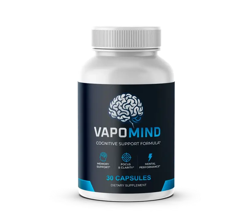 VapoMind 30 capsules dietary supplement bottle